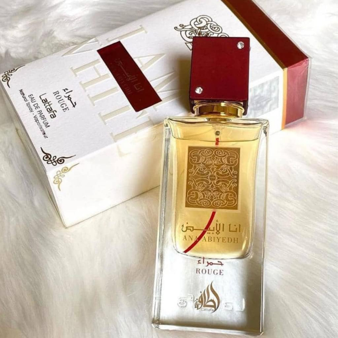 Lattafa Ana Abiyedh Rouge Unisex Eau De Perfume, 60 ML