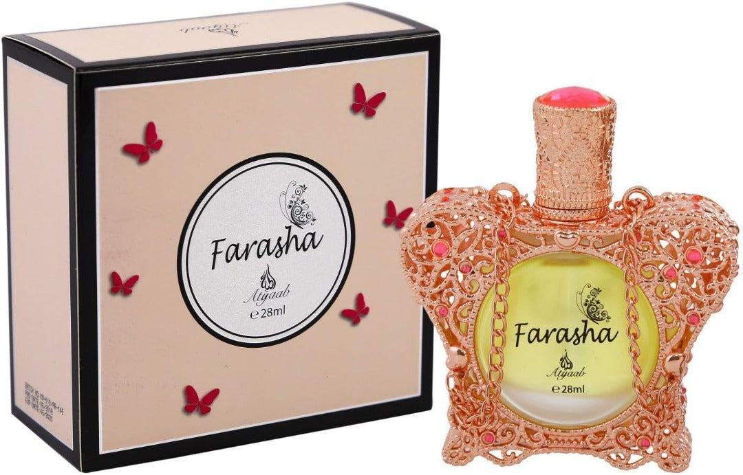 Khadlaj Farasha Concentrated Perfume Oil For Unisex, 28 ml