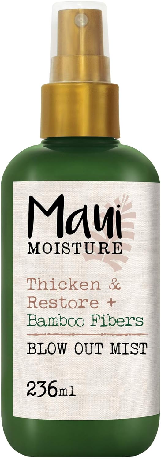 Maui Moisture Hair Mist, Thicken & Restore + Bamboo Fibers, Blow Out Mist, 236 ml