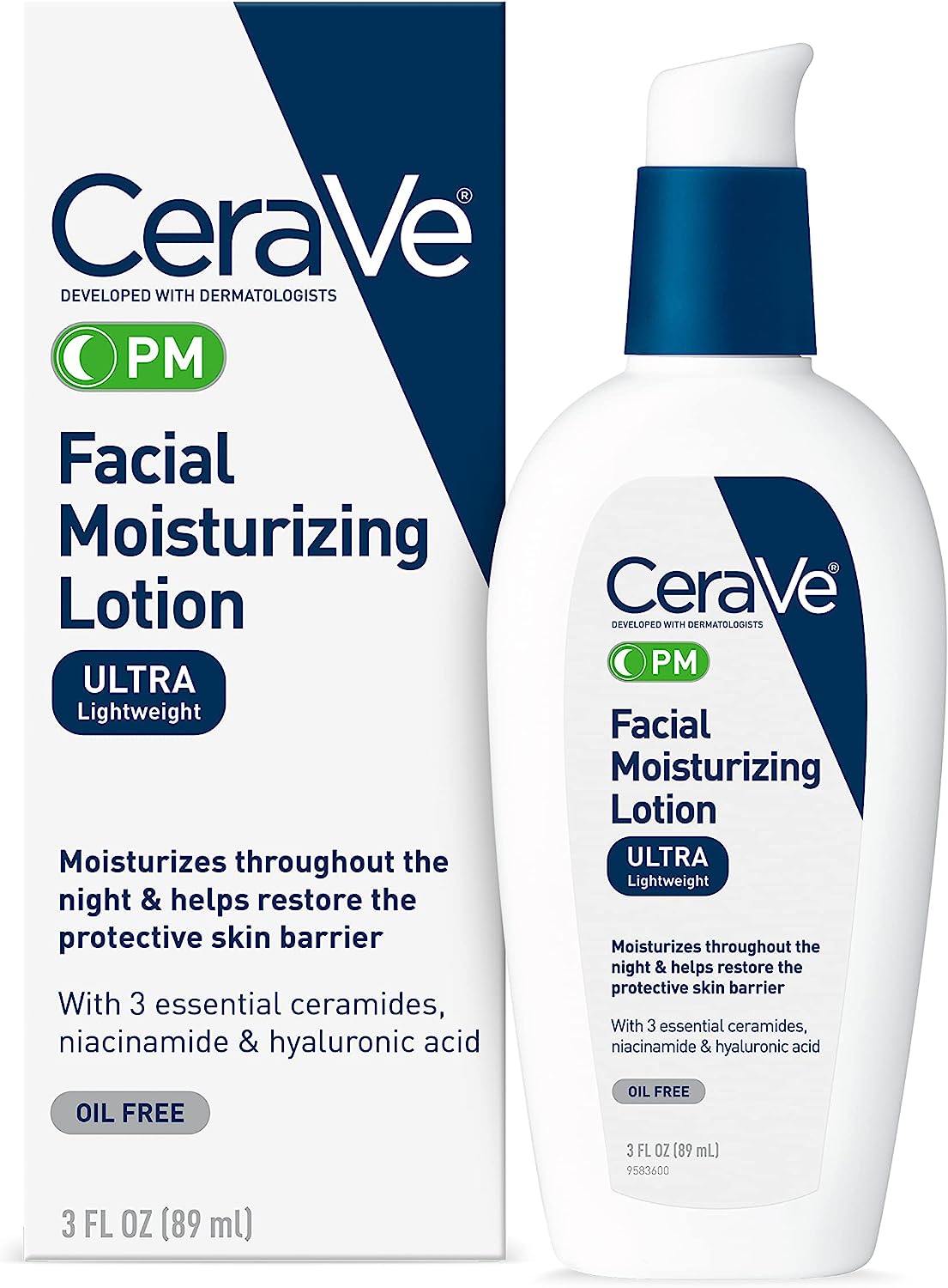 CeraVe Facial Moisturizing Lotion AM SPF 30, 3 oz, Daily Face Moisturizer with SPF, Packaging May Vary