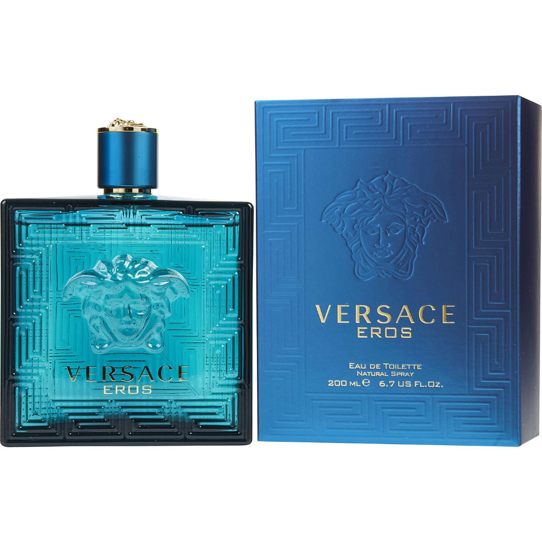 Versace Eros Eau De Parfum Natural Spray, 200 ML