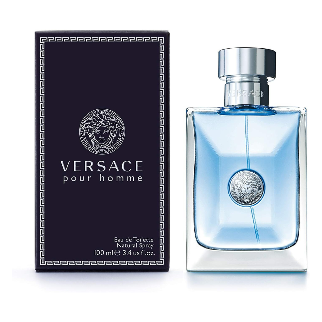 Versace Pour Homme - Perfume for Men, 100 ML - EDT Spray